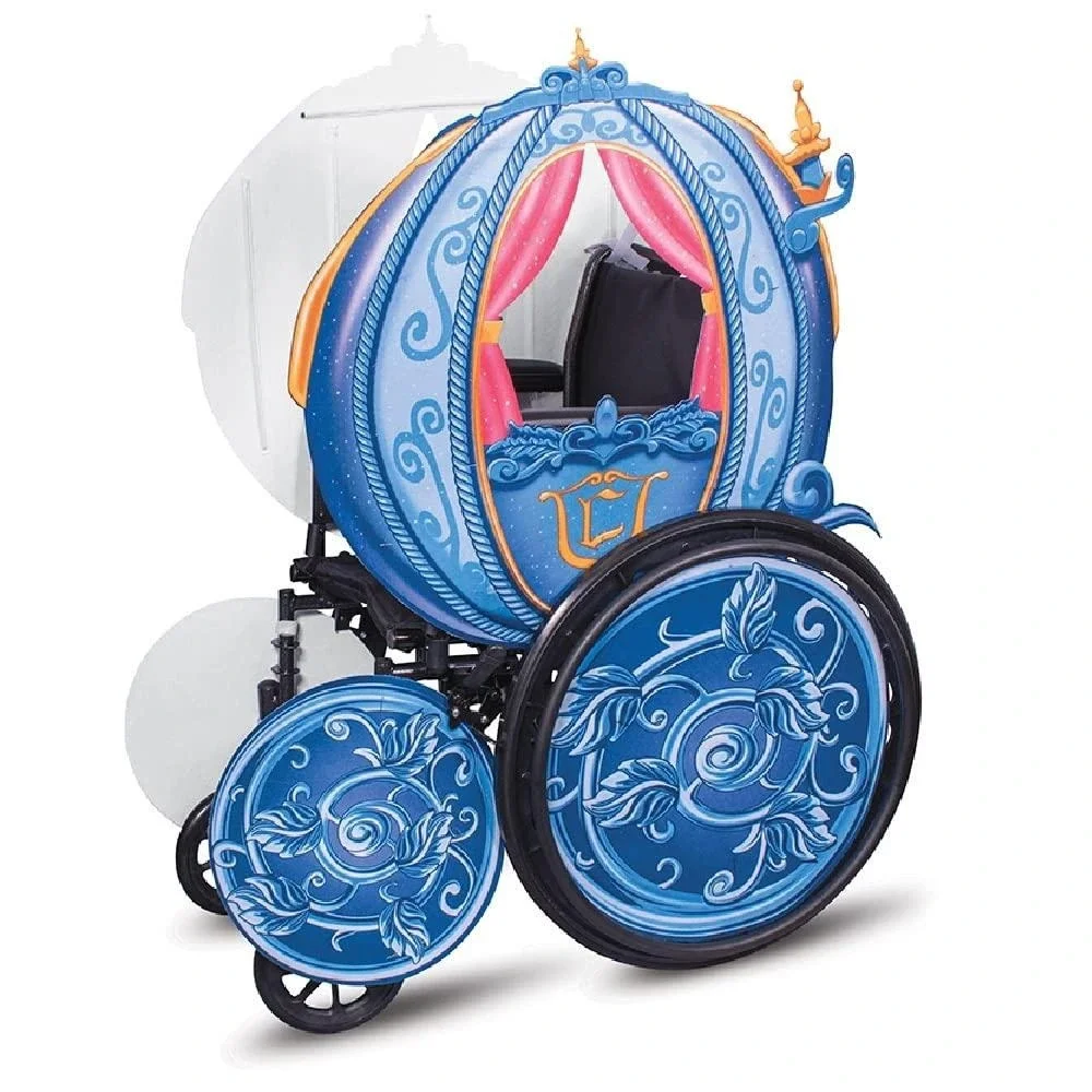 Disney Princess Adaptive Wheelchair Cover for Kids Halloween Costume Wheel Decor